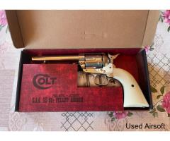 SAA revolver. 45 Nickel Pearl Cowboy Umarex CO2 - Image 4