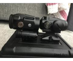 Airsoft Replica - SIG Romeo5 GenII with Juliet3 3x Magnifier - Black - new/unused