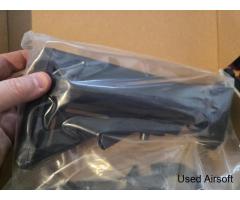 AR15 stock with adaptor for WE SCAR replicas - black NEW - Image 2