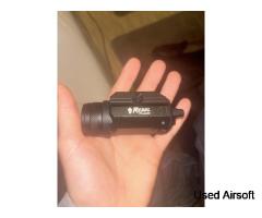 1,200 lumen Rebel flashlight