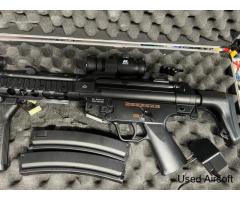 Used Echo1 Full Metal MP4 Airsoft Gun - Black - W/ Mods Working Bundle - Image 2