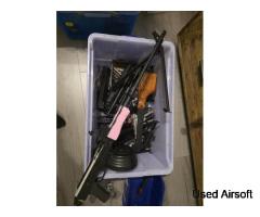 Airsoft guns & parts bin. - Image 3