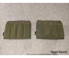 2x Kombat UK Guardian Quad Pistol/SMG Magazine Pouch - Olive green
