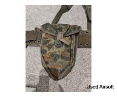 Issued Bundeswehr Lochkoppel Flecktarn Webbing - Image 2