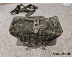 Issued Bundeswehr Lochkoppel Flecktarn Webbing - Image 3