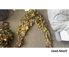 Ghillie suit and hood