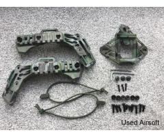 Multicam rails and Shroud for Team Wendy EXFIL Ballistic Helmets