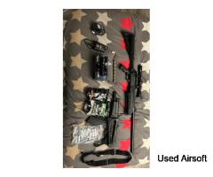 Airsoft sniper rifle / AK scope / other accessories set