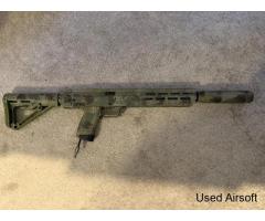 Novritsch SSX303 Stealth DMR HPA Shell Adaptor, Custom Paint, Silencer