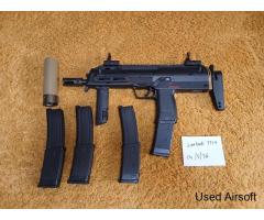 VFC MP7 gbb with 4 mags and clutch precision back plate.