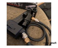 Tokyo Marui Hi-Capa 5.1 GBB Pistol w/ HPA Setup & Tracer Unit - Image 4