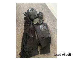 Black airsoft bundle