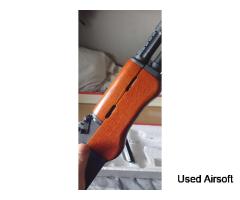 NEGOTIABLE Upgraded Cybergun AK47 with Wooden RPK furniture - Image 2