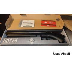 Boxed Umarex T4E HDS68 Shotgun + Rail Ammo Caddy