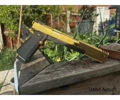 Raven Hi-Capa Dragon 7 GBB Pistol (Gold/Black)