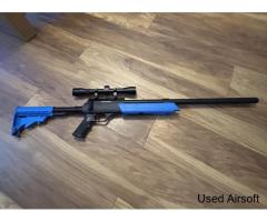 NUPROL T96 Two Tone Spring Powered Bolt Action Airsoft Sniper Rifle