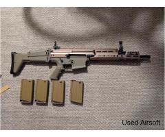 Double Bell SCAR-H M-Lok (Tan - 804S) + 3 midcap mags - Image 2