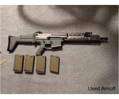 Double Bell SCAR-H M-Lok (Tan - 804S) + 3 midcap mags - Image 3