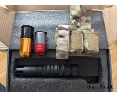 EMG 40mm MOSCART 12" "HAVOC" Grenade Launcher and 2 Grenades - Image 3