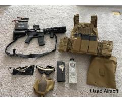 Airsoft Gear Bundle - SAI GRY Salient Arms M4 AEG