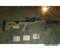 Desert Tech SRS Silverback airsoft precision rifle