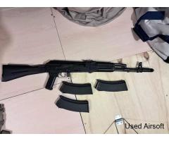 KWA AK-74 GBBR + 3X mags