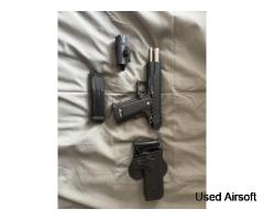 We 2011 gbb with retention holster and flash light - Image 4