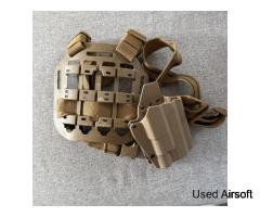 Blackhawk drop leg and kydex holster