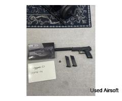 ASG MK23 with 2 Magazines