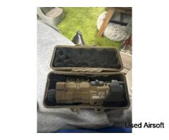 Tactical MAWL-C1 Green Laser/White Flashlight Rail Mountable (TAN)(Functional)
