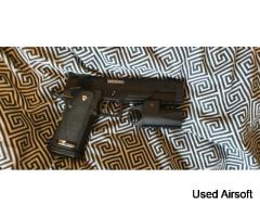 WE Hi-Capa 5.2 R Green Gas Metal & Leg Holster - Image 2