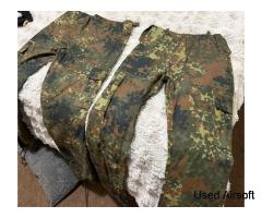 Flecktarn Pants 28 and 32 inch waist