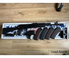 VFC AK74M GBBR + 4 Mags + Zenitco Style Furniture & Optic Mount