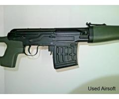 AIM TOP Int Russia Classic Sniper Rifle Airsoft w Air Spring Action BLACK & OD - Image 4
