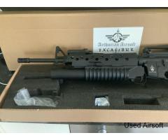 Arthurian airsoft m16 with 203 launcher - Image 3