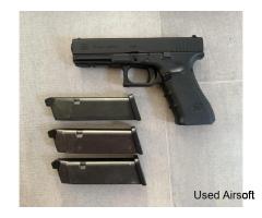 TOKYO MARUI G17 WITH 3 MAGS, USED 4 TIMES - Image 2