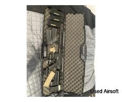 Krytac CRB MK2 AIRSOFT Gun with plenty of goodies