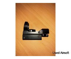 Airsoft Dual-Colour Multi-Reticle 20mm Open Red Dot Sight - 2 Available