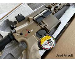 NEW G&G Full Metal 416 (Top Tech TR4-18) Tan Airsoft AEG Rifle Package - Image 2