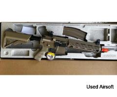 NEW G&G Full Metal 416 (Top Tech TR4-18) Tan Airsoft AEG Rifle Package - Image 3