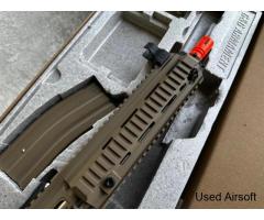 NEW G&G Full Metal 416 (Top Tech TR4-18) Tan Airsoft AEG Rifle Package - Image 4