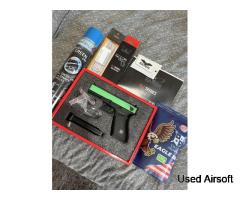 raven eu18 gas blowback full auto pistol