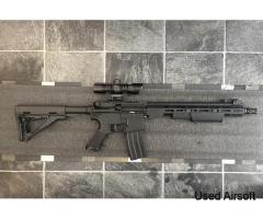 Golden Eagle M4 URGI M-Lok AEG With barrel extension