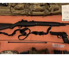 Tokyo Marui M14 Electric Airsoft Rifle and Gas Powered Beretta 92FS Hand Gun - Image 2