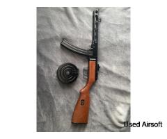 S &T  PPSH-41 EBB SUBMACHINE GUN AEG,real wood