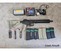 Rossi L119A2 Style Neptune SAS 10.5 AEG with Mosfet (Full Metal – Programmable Trigger)