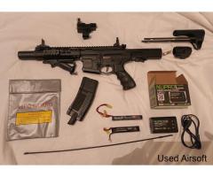 Fully customized M4 AEG Airsoft replica