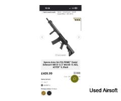 Specna Arms SA-P26 PRIME™ Daniel Defense® MK18 12.5" M4/AR-15 AEG, ASTER™ II, Black - Image 3