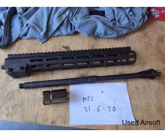 Angry gun Geissele 13.5 handguard, tm outer barrel