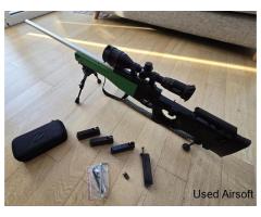 Well MB08 L96 Sniper Rifle Two-Tone Package (Prone Setup) - Pristine Condition